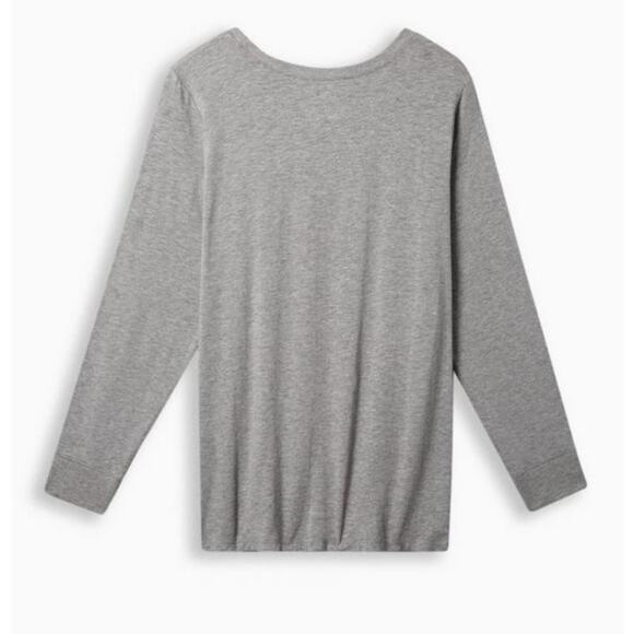 Torrid Aspen Classic Fit Super Soft Slub Crew Neck Long Sleeve Tee - Picture 2 of 11